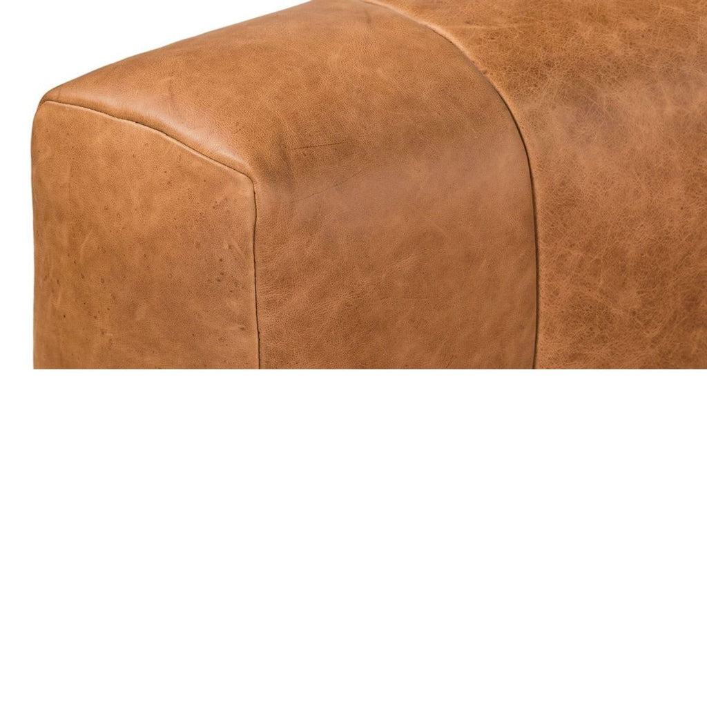 Poly & Bark Canale Modern Sofa in Cognac Tan