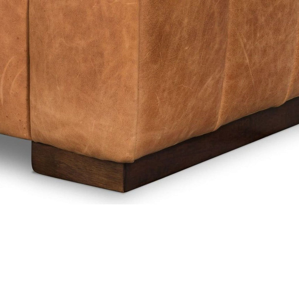 Poly & Bark Canale Modern Sofa in Cognac Tan