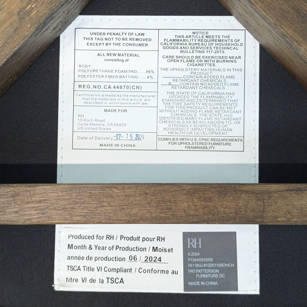 Restoration Hardware Mid-Century Sculptural Dining Chair