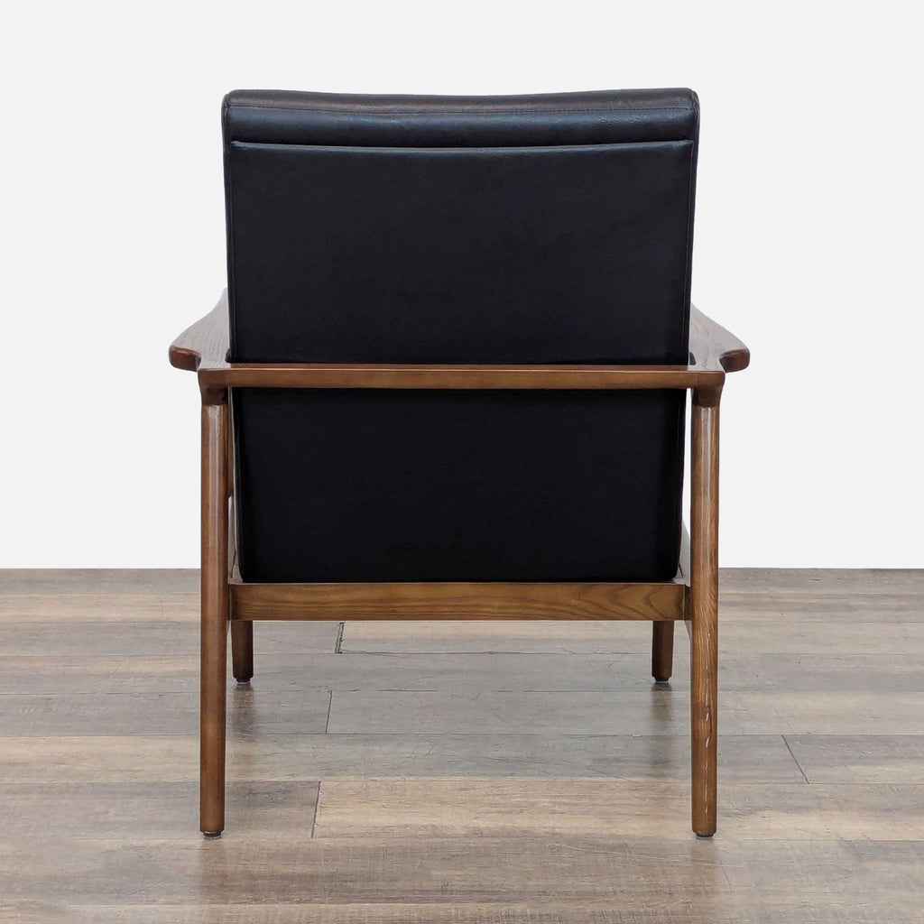 Mid-Century Style Leather Armchair