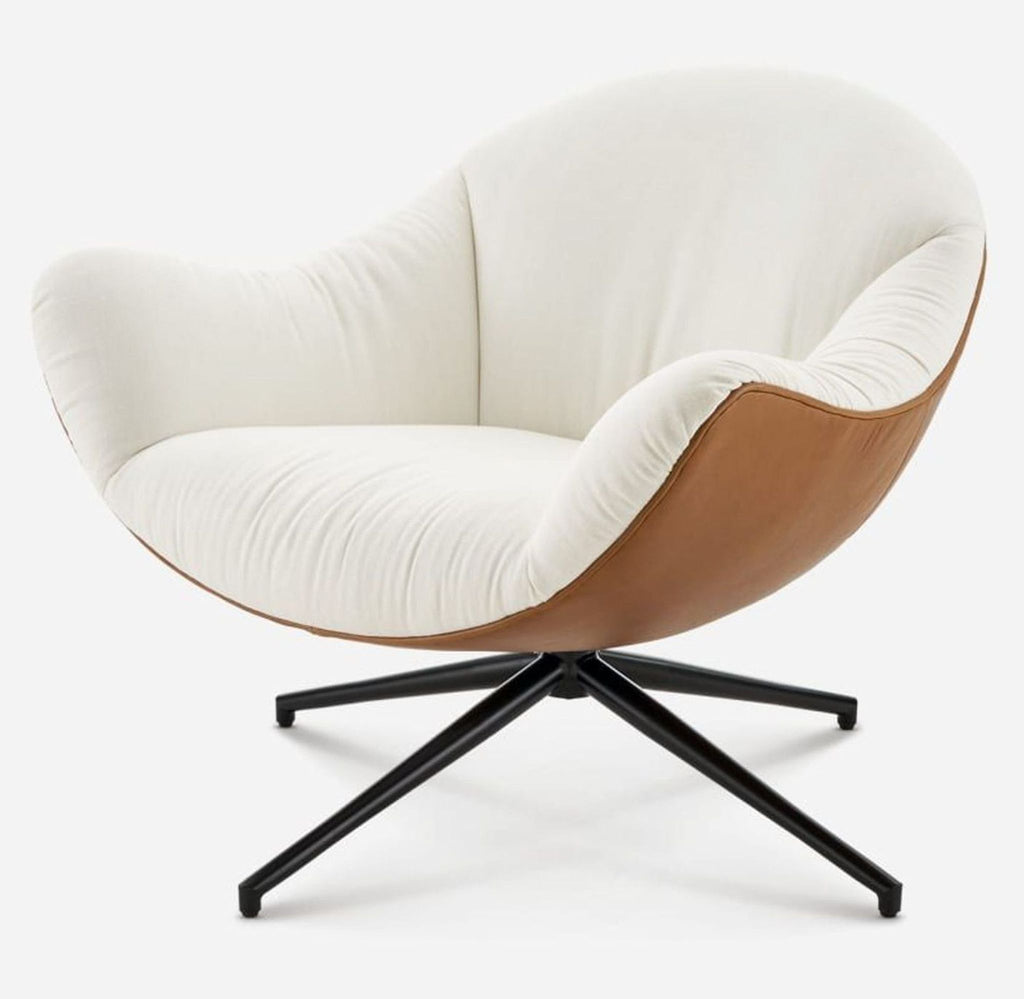 Castlery Arden Performance Fabric Swivel Armchair