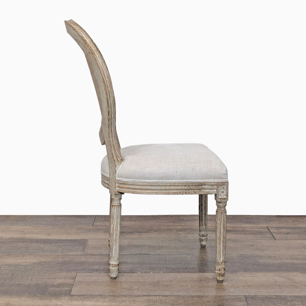 Restoration Hardware Vintage French Round Cane Back Chair