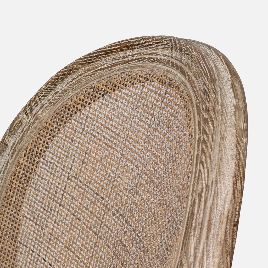 Restoration Hardware Vintage French Round Cane Back Chair