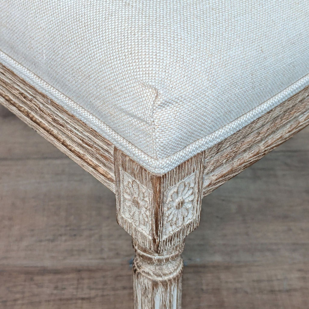 Restoration Hardware Vintage French Round Cane Back Chair