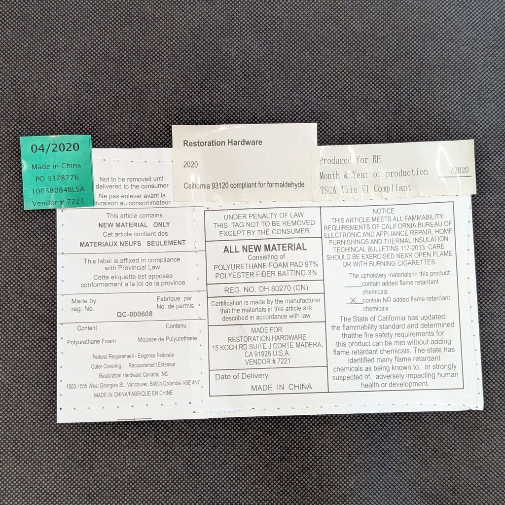 Restoration Hardware Vintage French Round Cane Back Chair