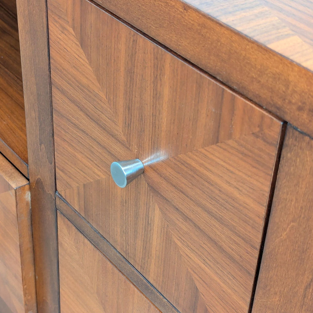 Mid-Century Inlaid Media Console