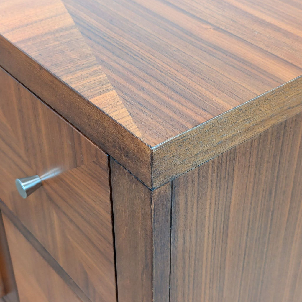 Mid-Century Inlaid Media Console