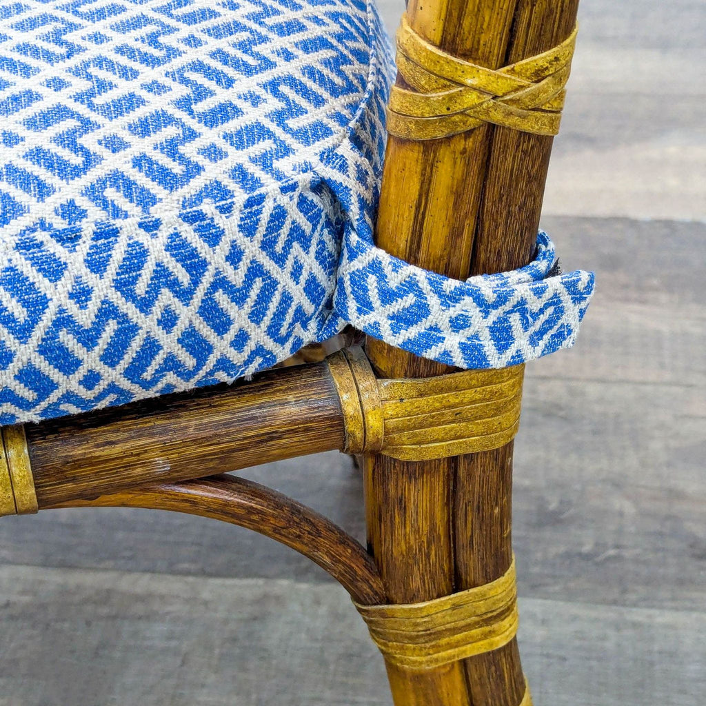 McGuire Furniture Company Vintage Balboa Rattan Dining Side Chair