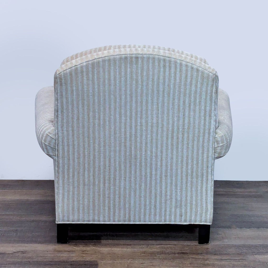 Contemporary Striped Lounge Chair