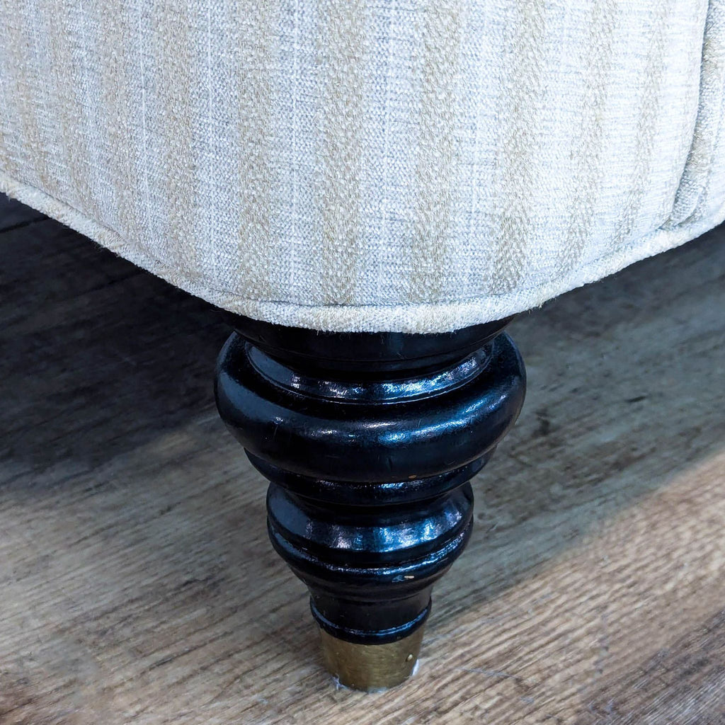 Contemporary Striped Lounge Chair