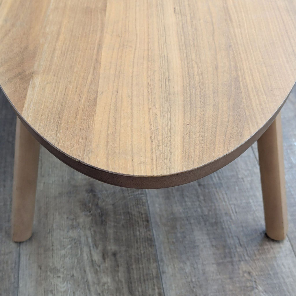 Oval Wood Coffee Table with Shelf - Accepted Offer (24.45% discount)