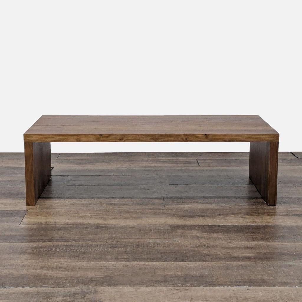 West Elm Wood Waterfall Table