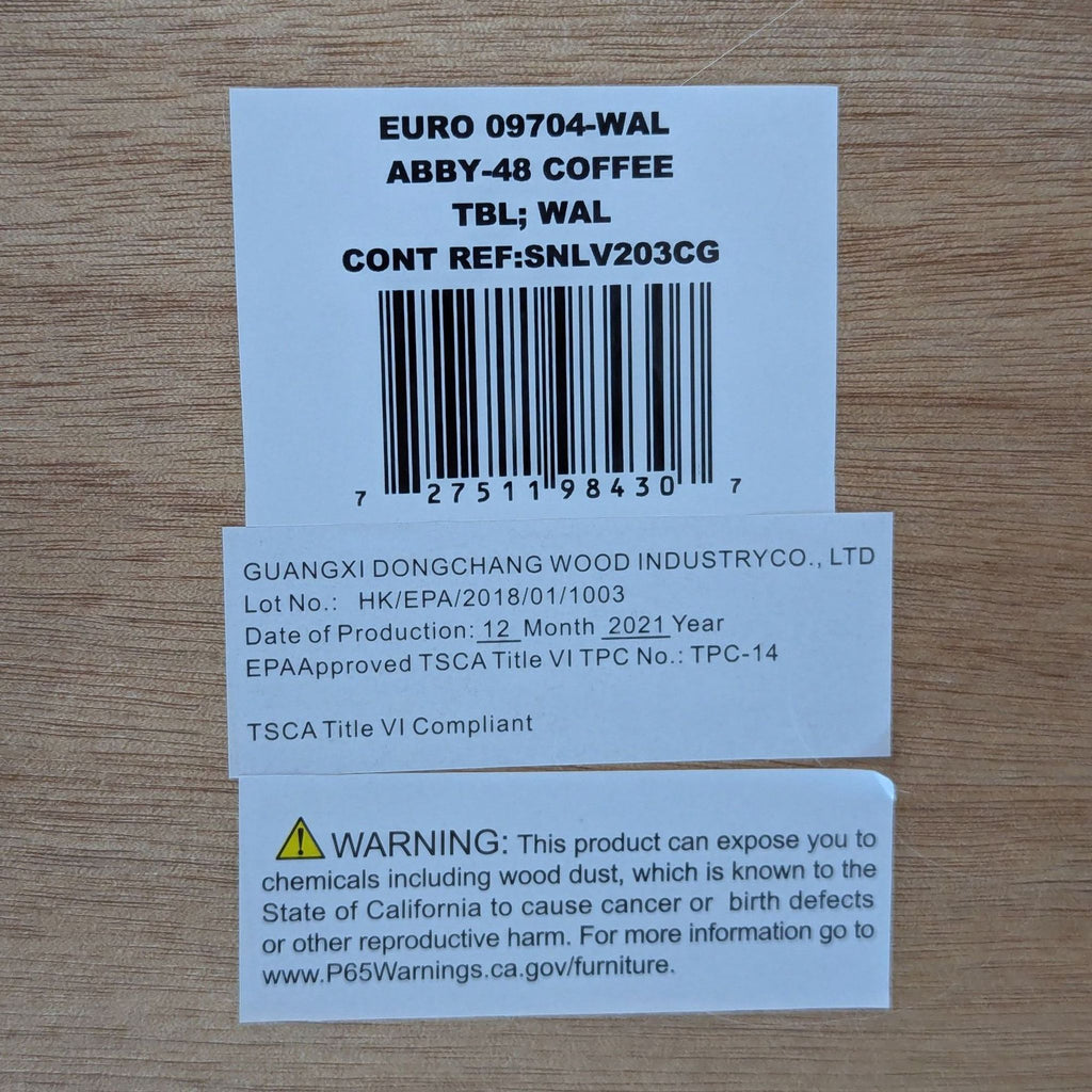 West Elm Wood Waterfall Table