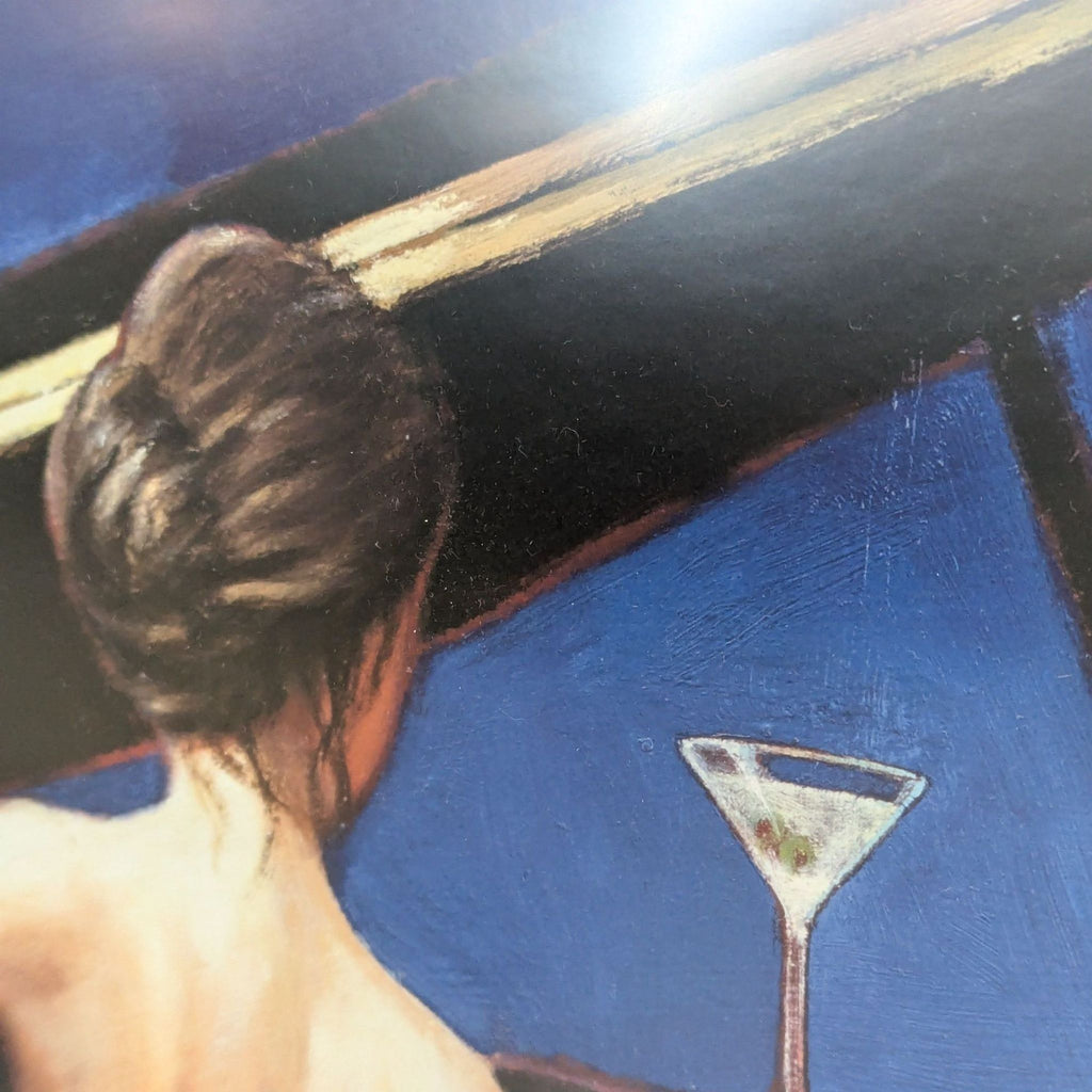 Framed “Lady in Red” Art Print by Marco Fabiano