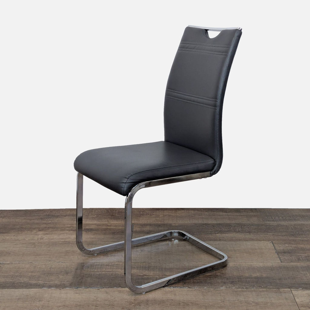 Modern 6-Piece Dining Set with White Table, 4 Chairs, and Bench