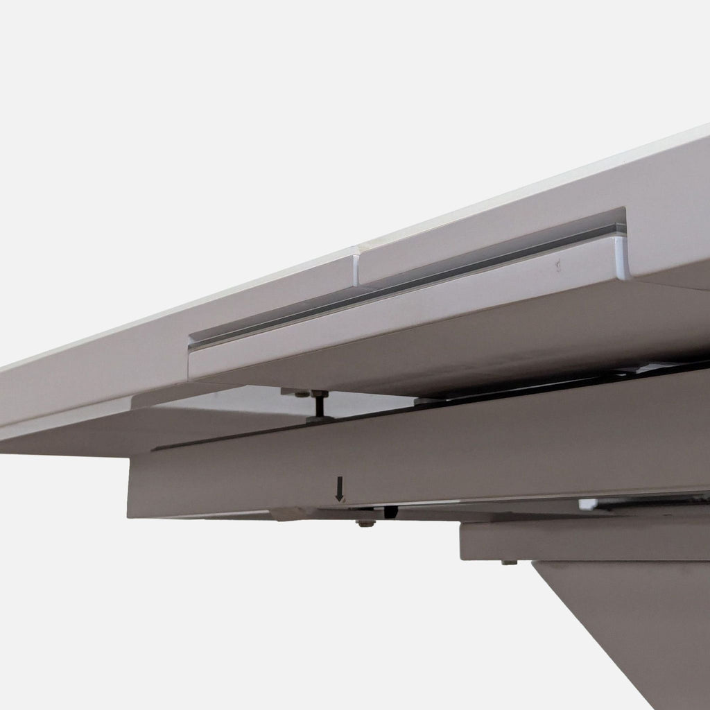 Modern 6-Piece Dining Set with White Table, 4 Chairs, and Bench