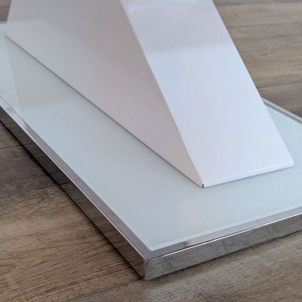 Modern 6-Piece Dining Set with White Table, 4 Chairs, and Bench