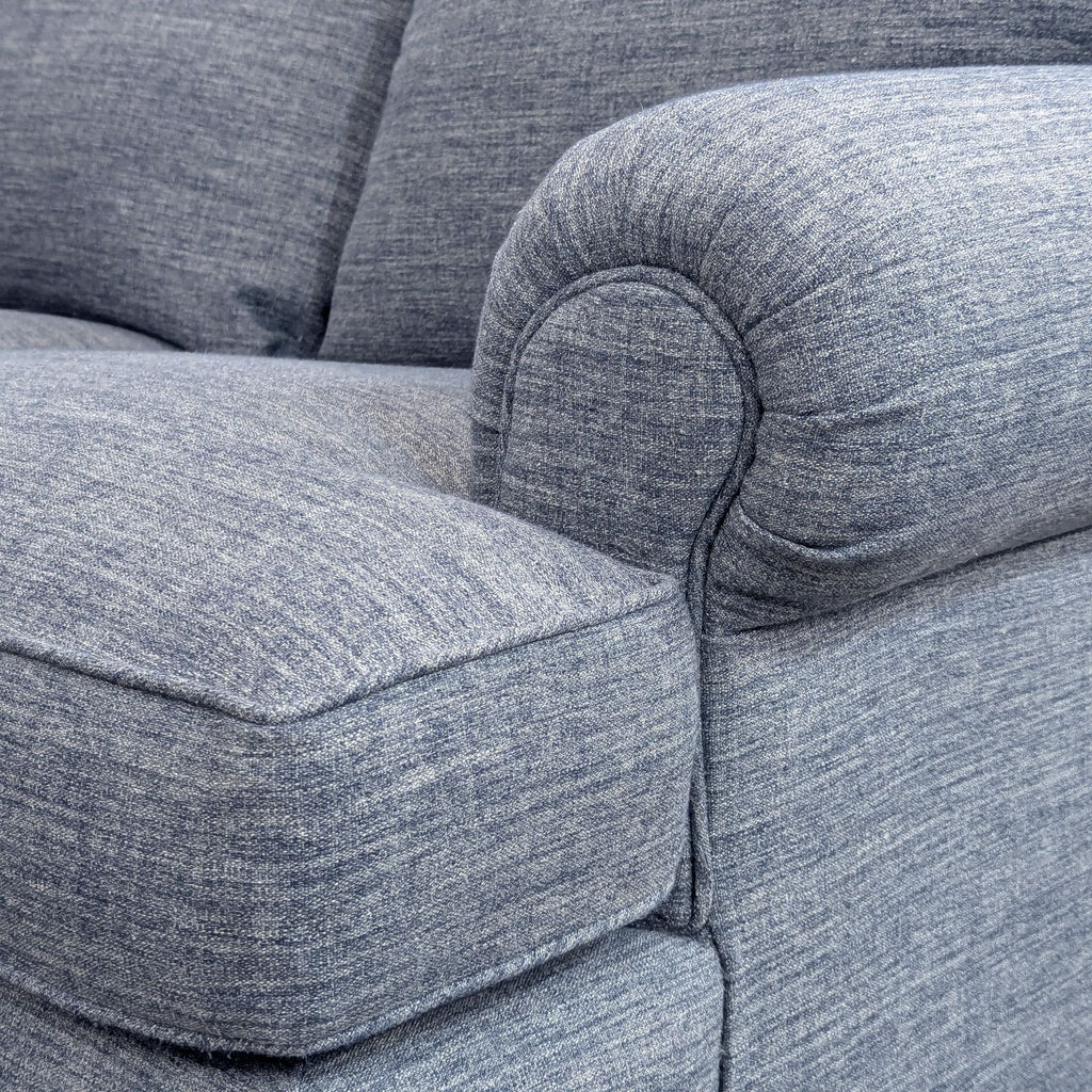 3-Seat Traditional Sofa with Rolled Arms