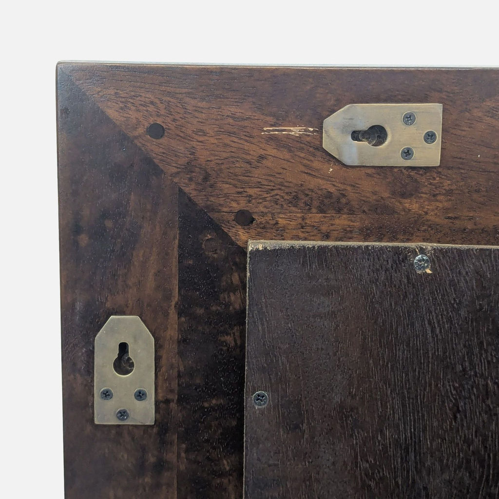 Crate & Barrel Wood Framed Wall Mirror