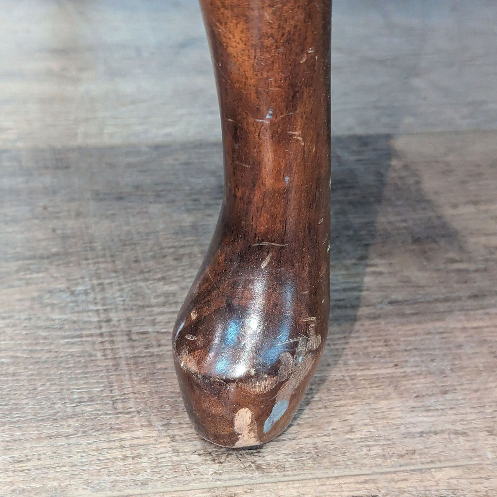 Vintage Rose Velvet Wingback Recliner Lounge Chair