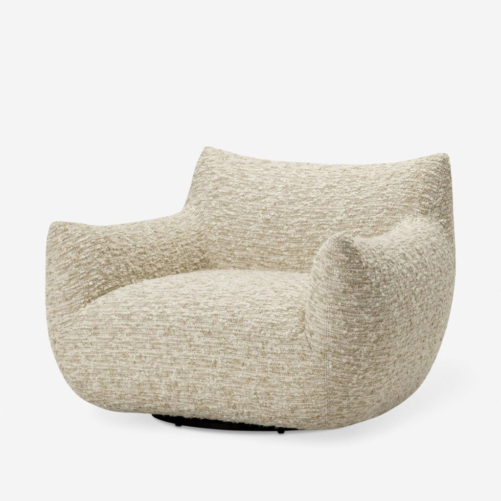 Lulu and Georgia Tasia Boucle Swivel Chair