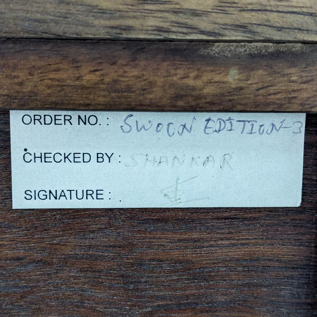 Three Drawer Console Table