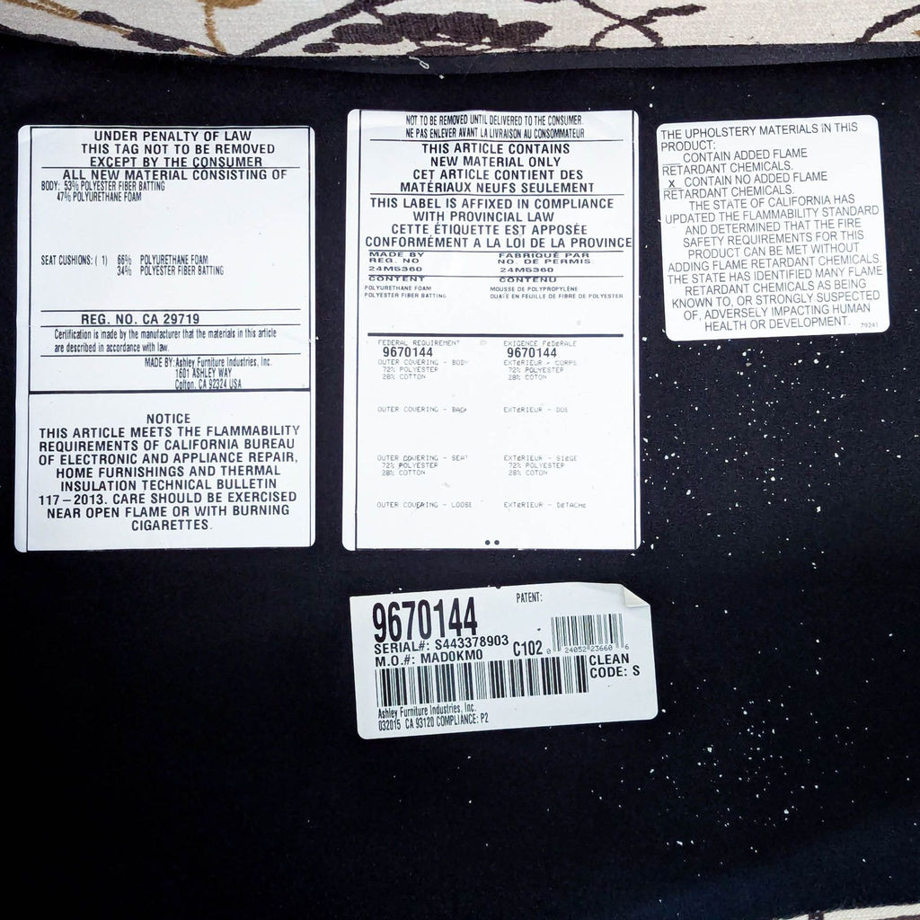 Ashley Furniture Contemporary Swivel Chair