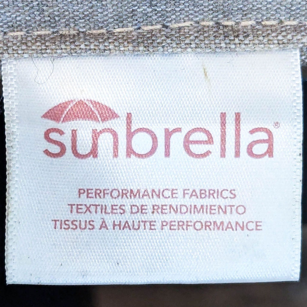 Sunbrella Outdoor Bench with Removable Cushion