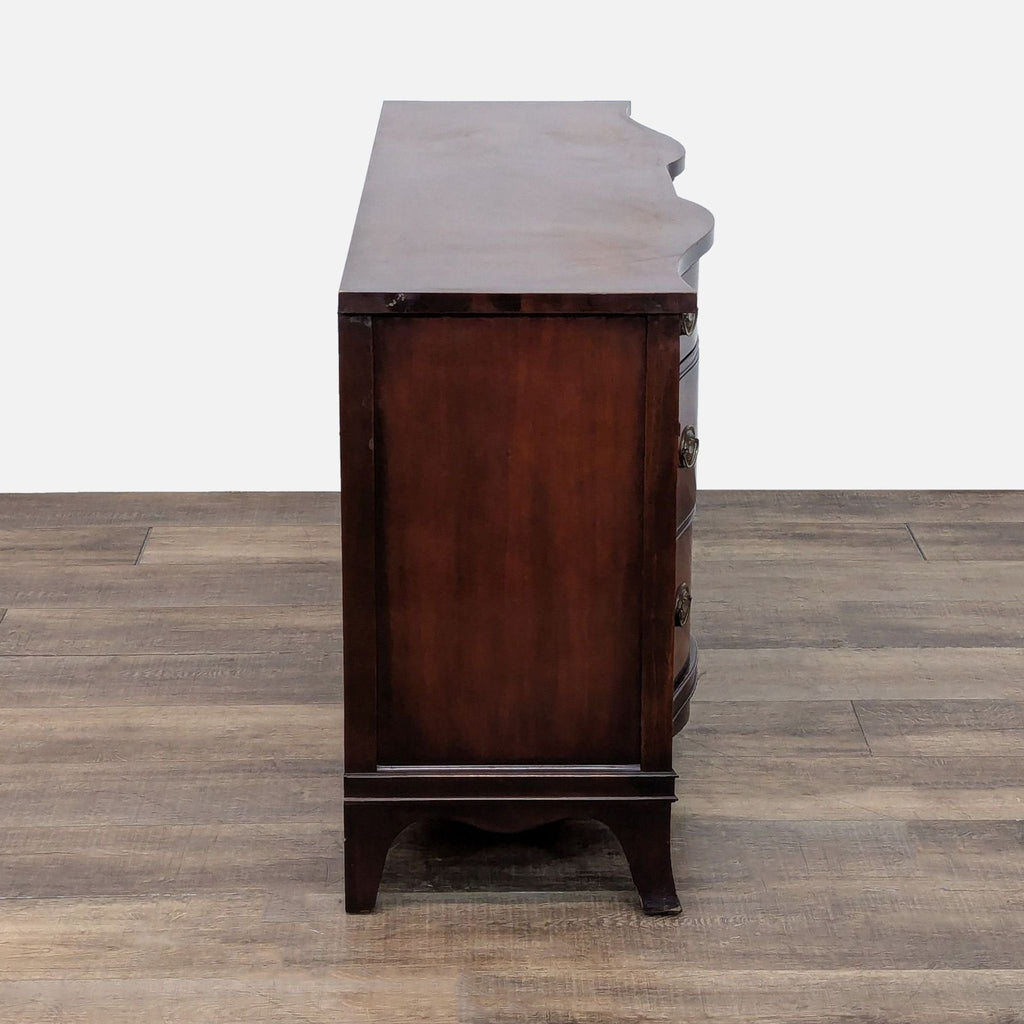 Drexel Mahogany Serpentine 9-Drawer Dresser