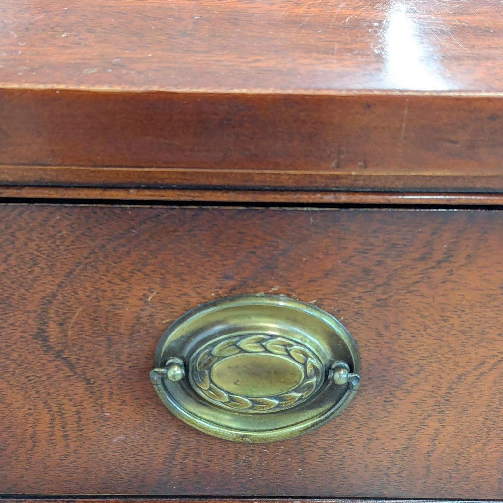 Drexel Mahogany Serpentine 9-Drawer Dresser