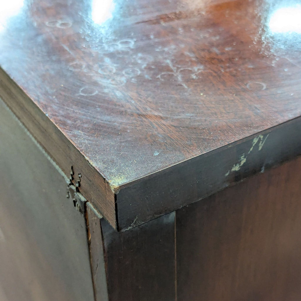 Drexel Mahogany Serpentine 9-Drawer Dresser