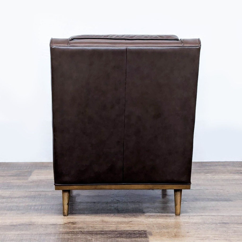 Mid-Century Style Leather Lounge Chair