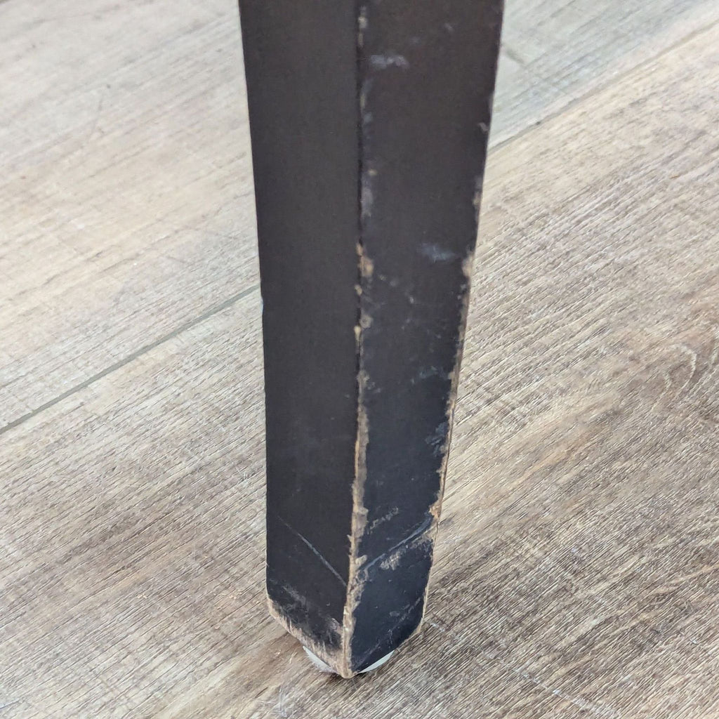 Kravet Furniture 7-Piece Oval Dining Set with Blue Velvet Chairs