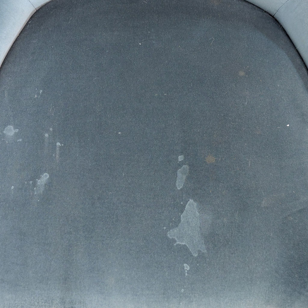 Kravet Furniture 7-Piece Oval Dining Set with Blue Velvet Chairs