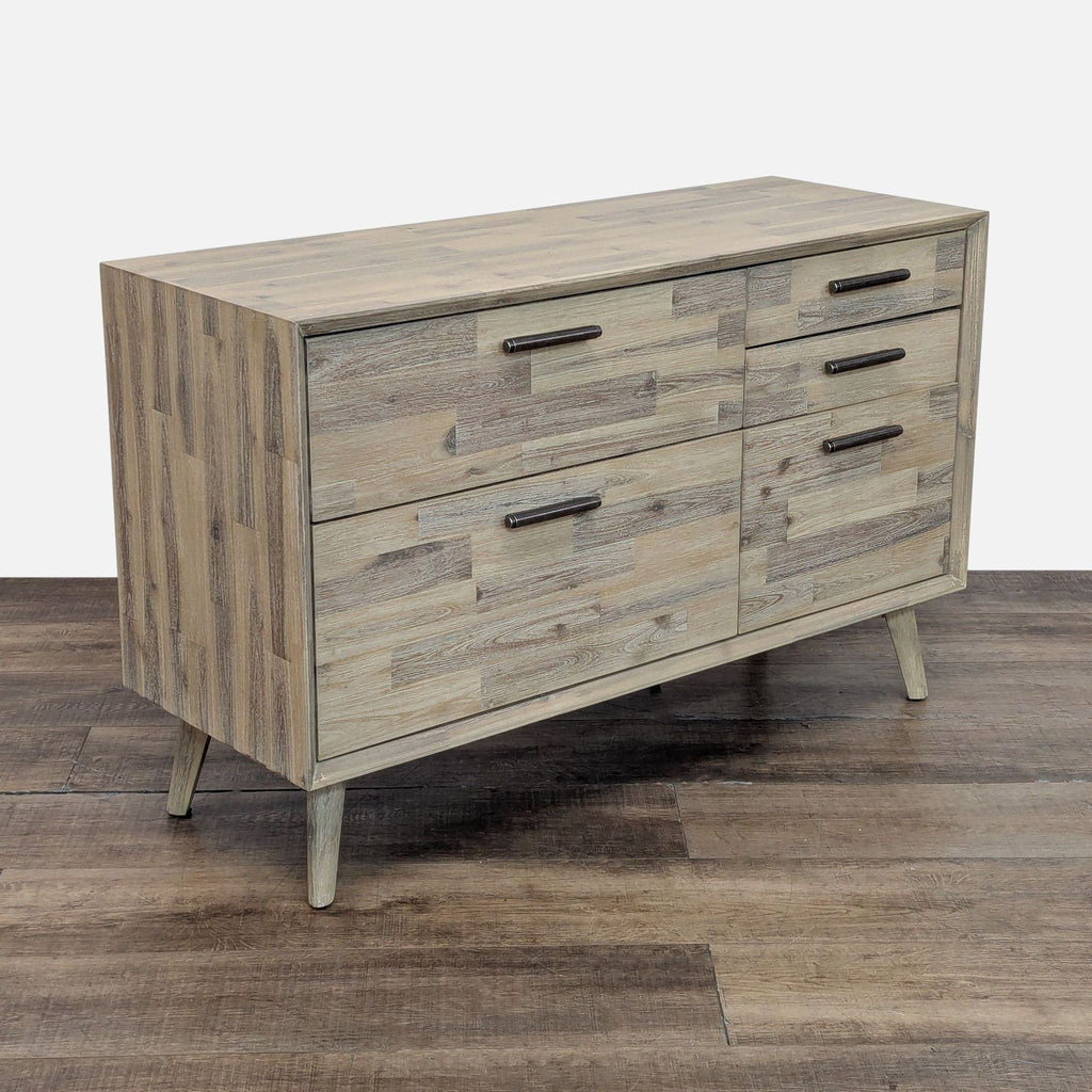 Design Evolution Furniture 5-Drawer Modern Wood Dresser