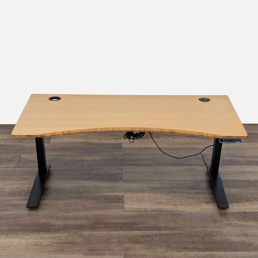Fully Jarvis 60” Bamboo Top Adjustable Height Standing Desk