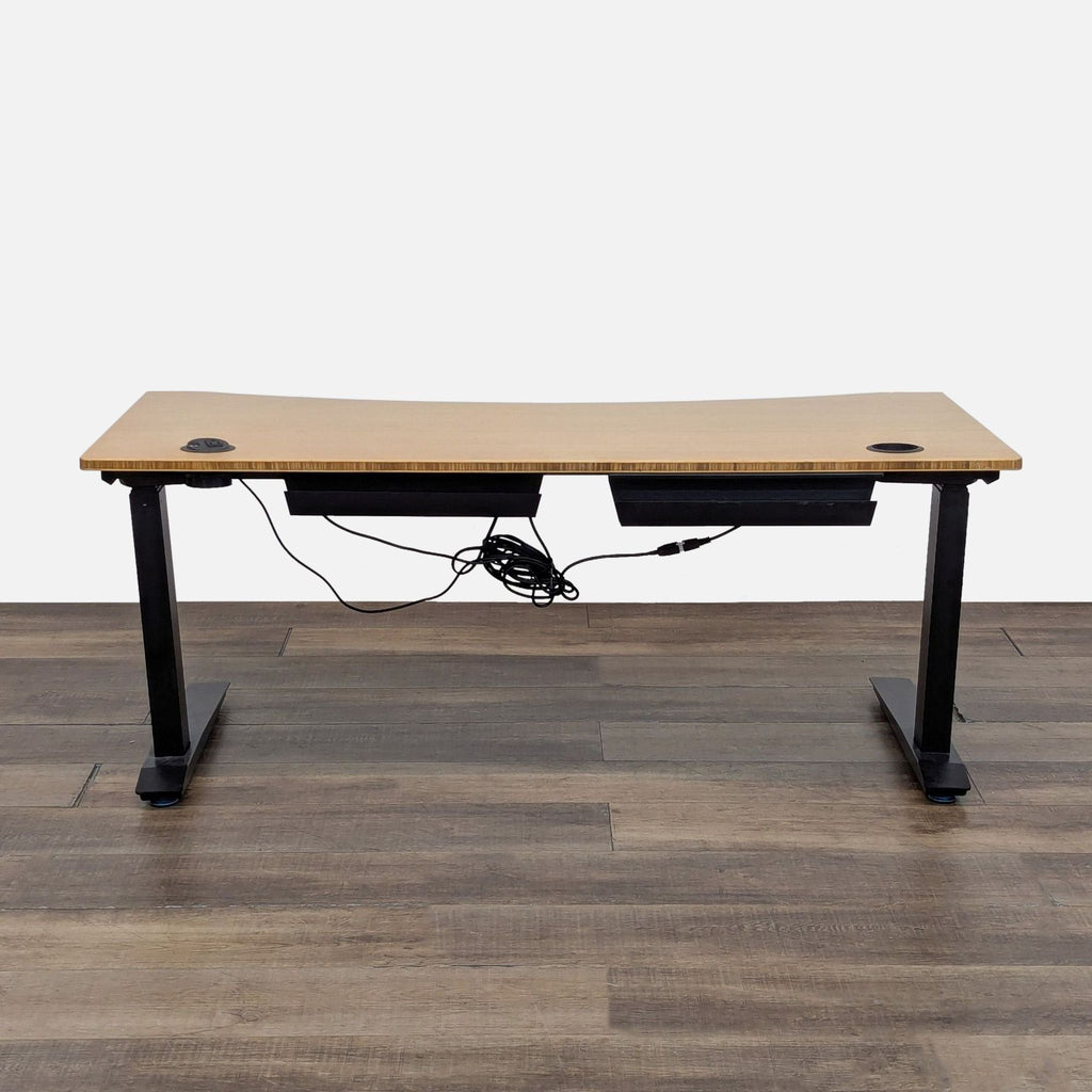 Fully Jarvis 60” Bamboo Top Adjustable Height Standing Desk