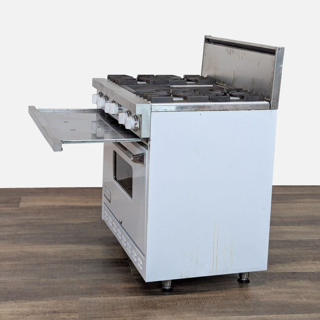 Viking Professional 4-Burner Gas Range with Built-in Grill and Oven