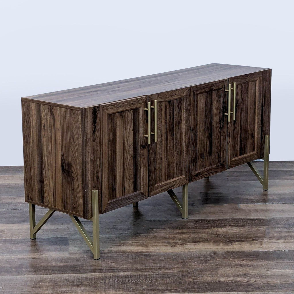 Four Door Media Cabinet