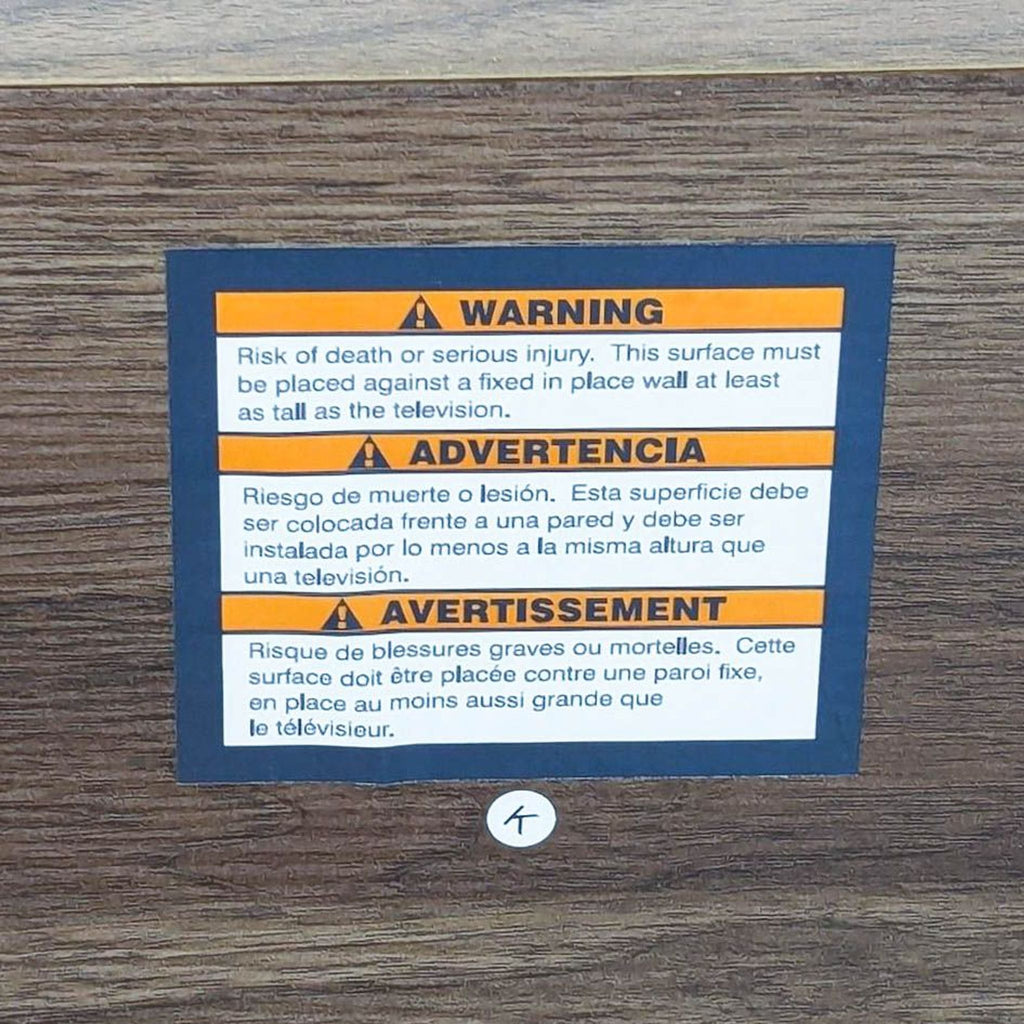 Four Door Media Cabinet