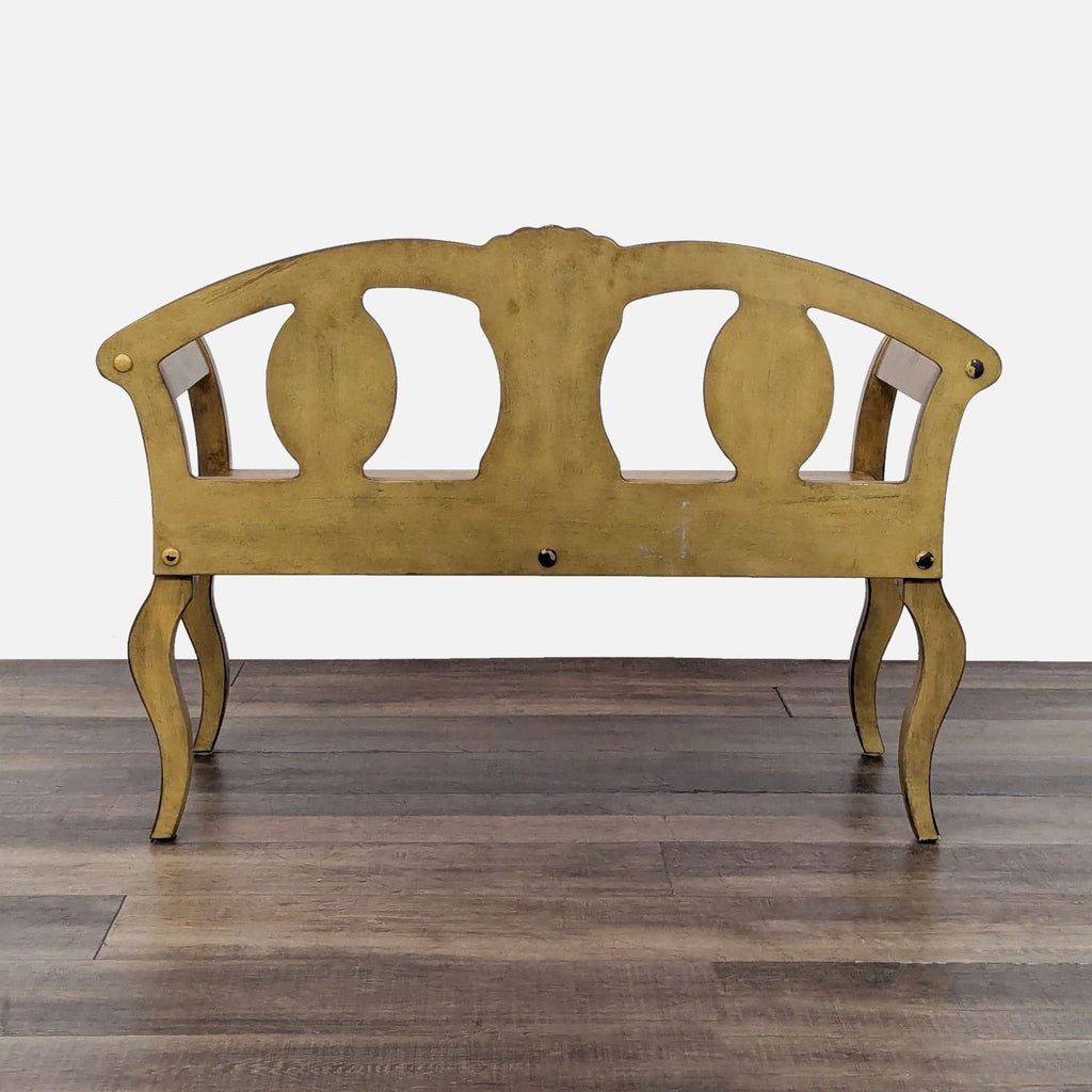 Vintage Pulaski Furniture French Floral Accent Bench