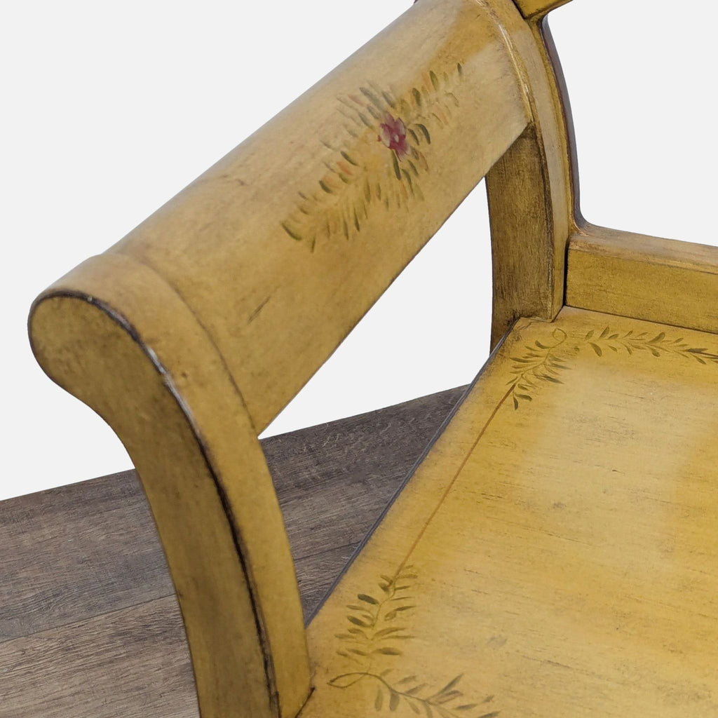 Vintage Pulaski Furniture French Floral Accent Bench