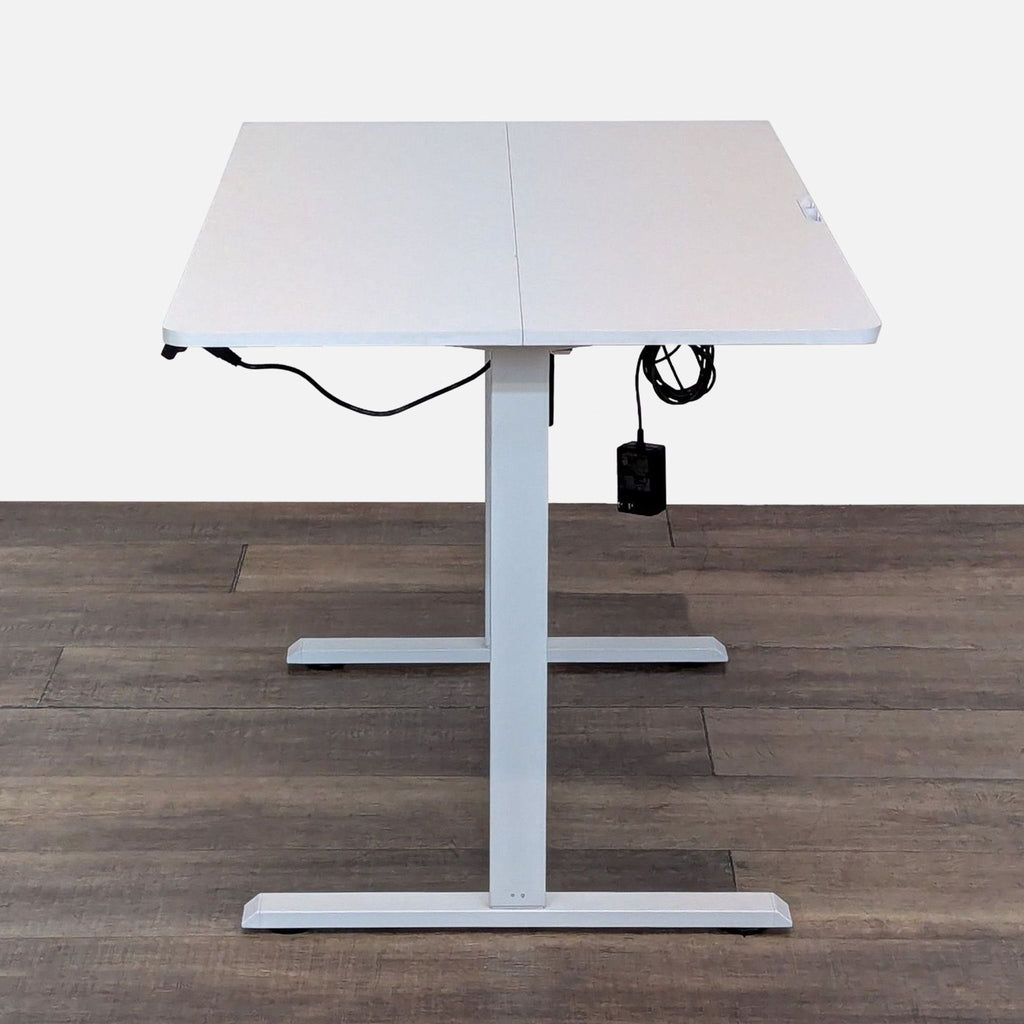 Bestqi Innovation Electric Height Adjustable Standing Desk – White