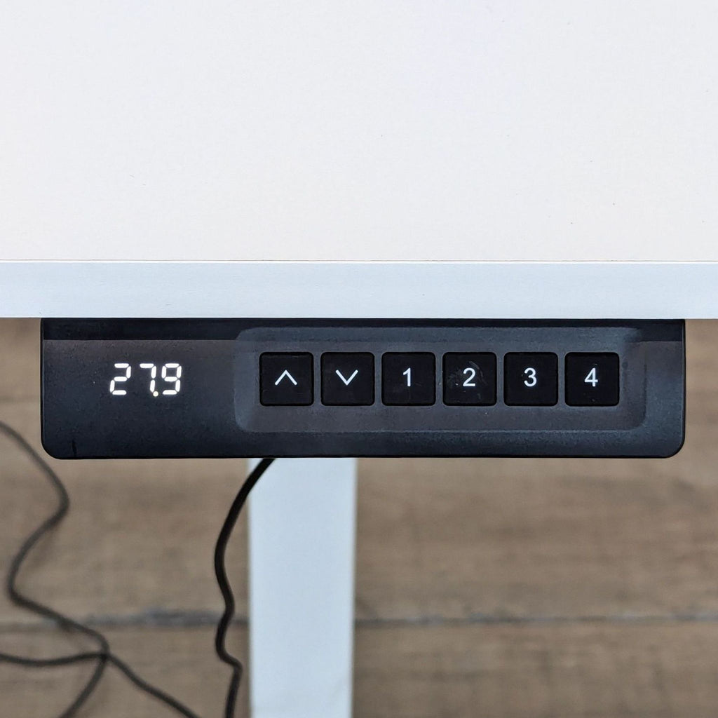 Bestqi Innovation Electric Height Adjustable Standing Desk – White