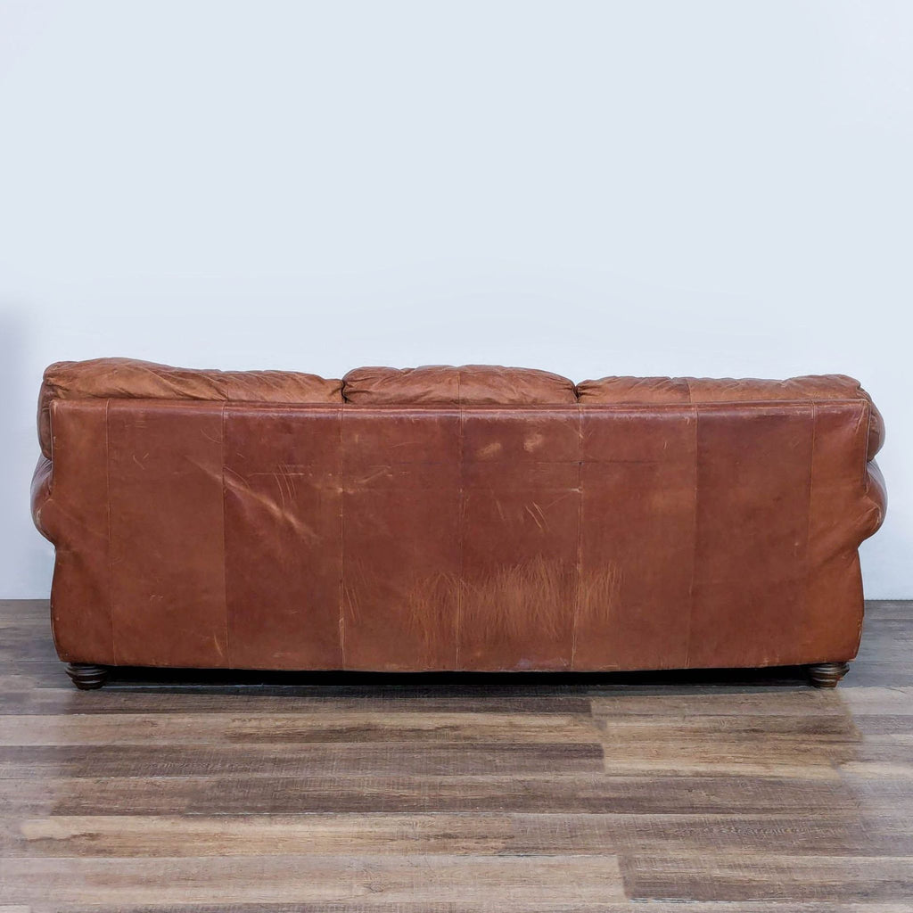 Classic 3-Seat Leather Couch