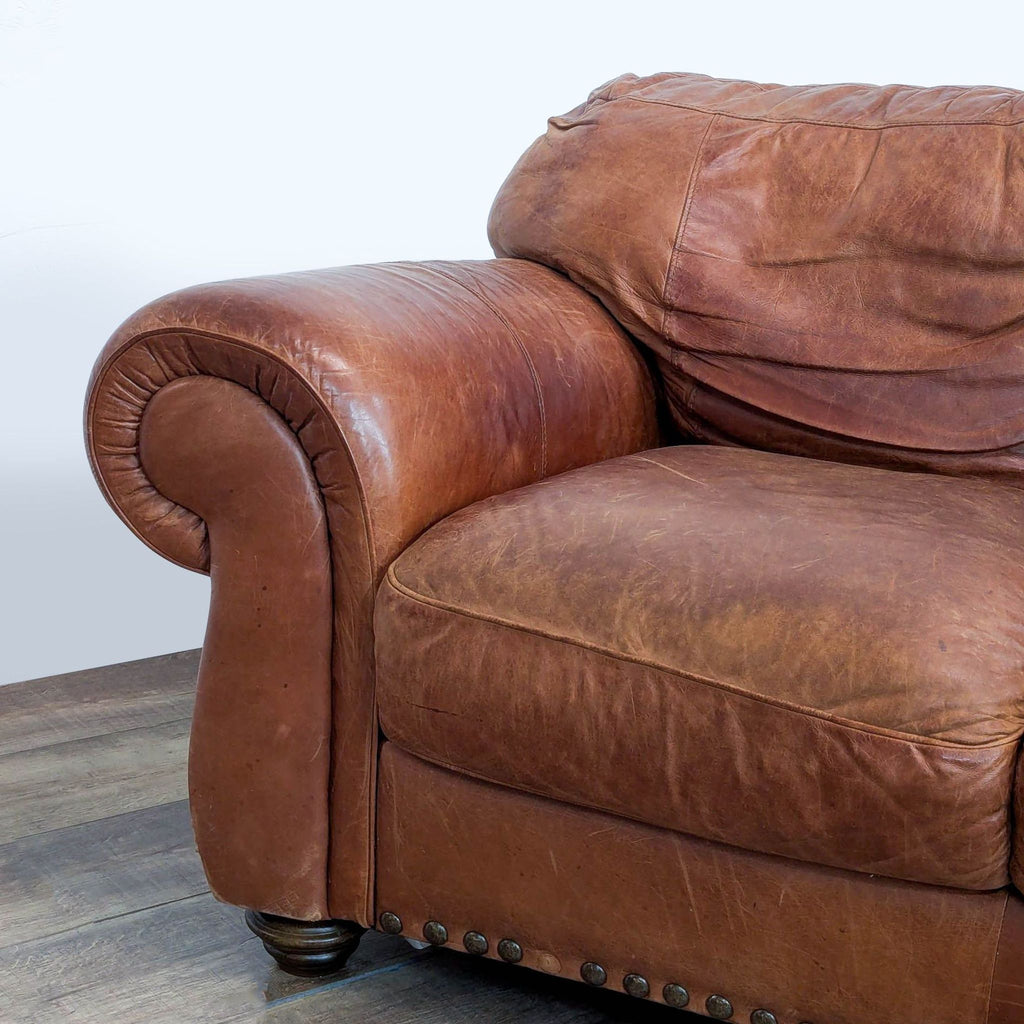 Classic 3-Seat Leather Couch