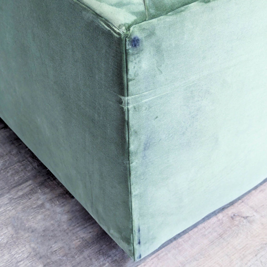 West Elm Haven 108” Modern Sofa in Tarragon Velvet