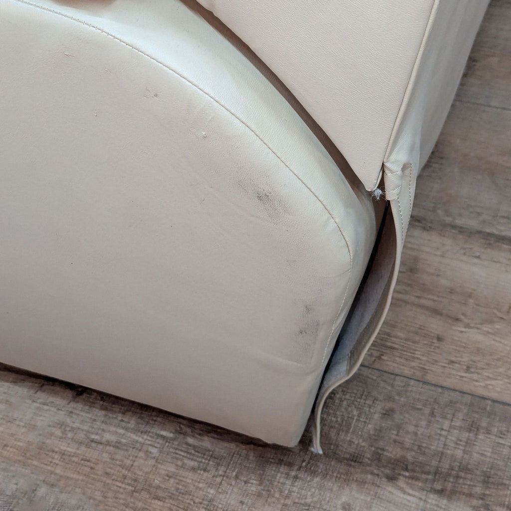 Ashley Furniture Leather Sectional with Recliner and Sleeper