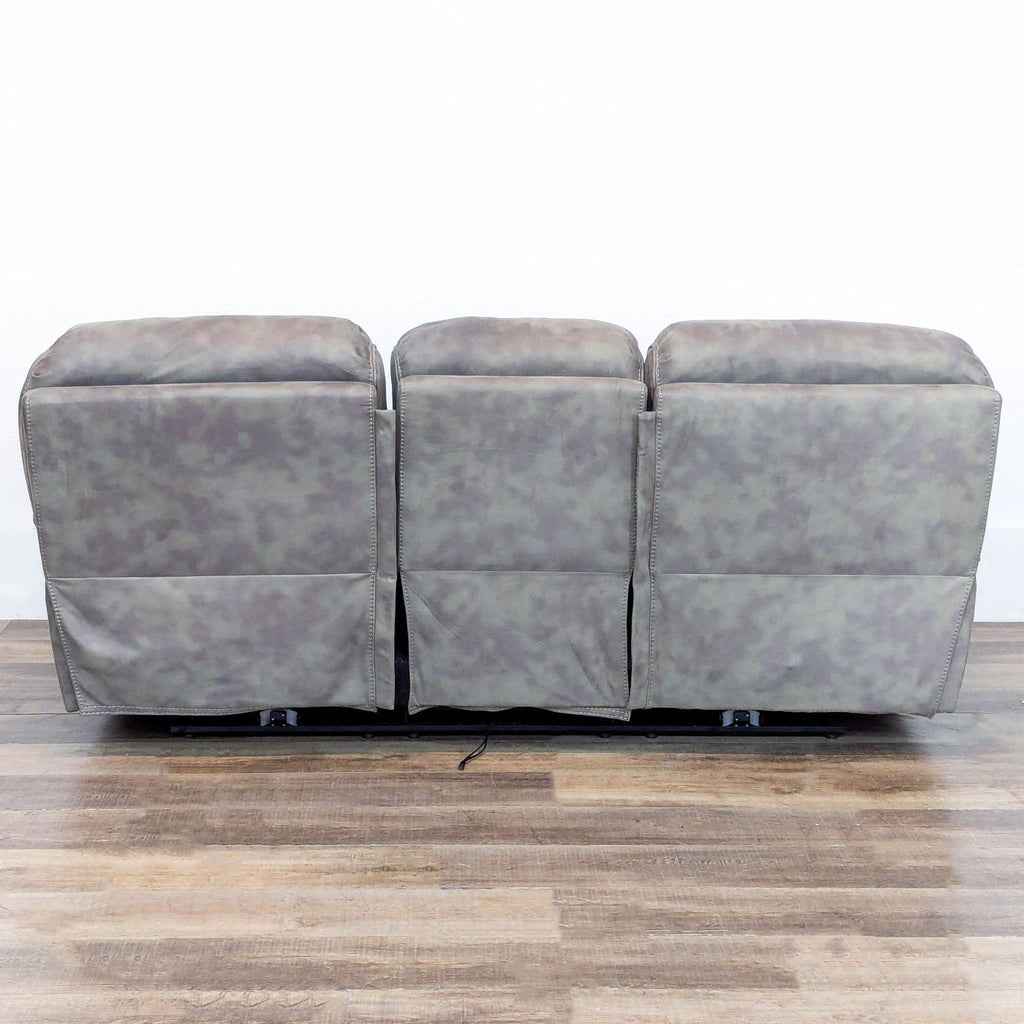 3-Seat Reclining Sofa with Plush Cushions