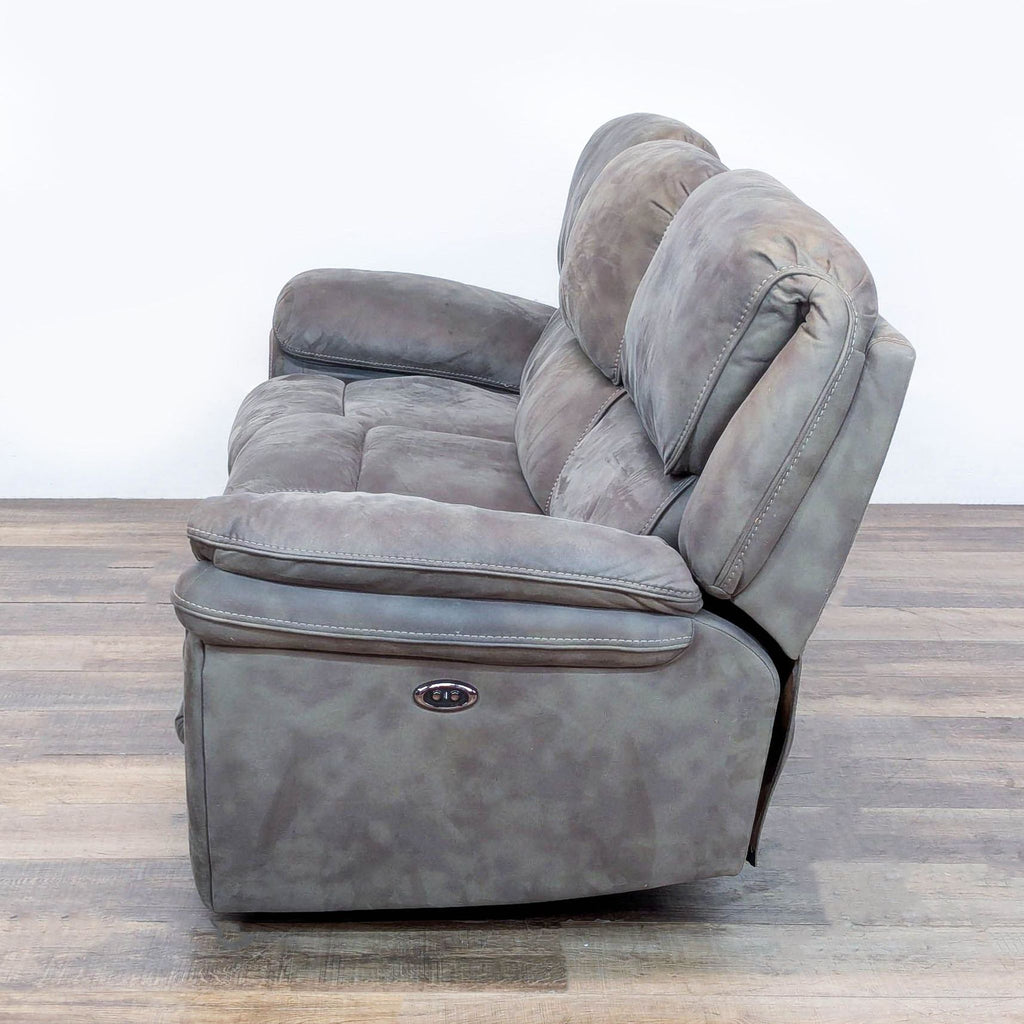 3-Seat Reclining Sofa with Plush Cushions
